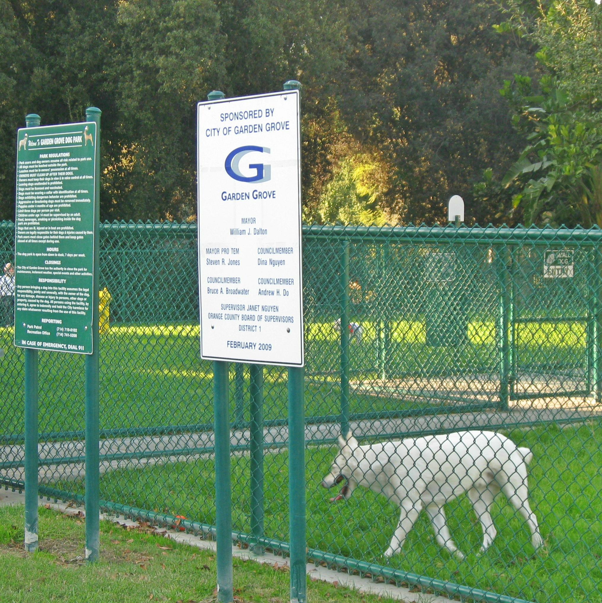 Garden Grove Dog Park Reopens After Two Month Improvement Project