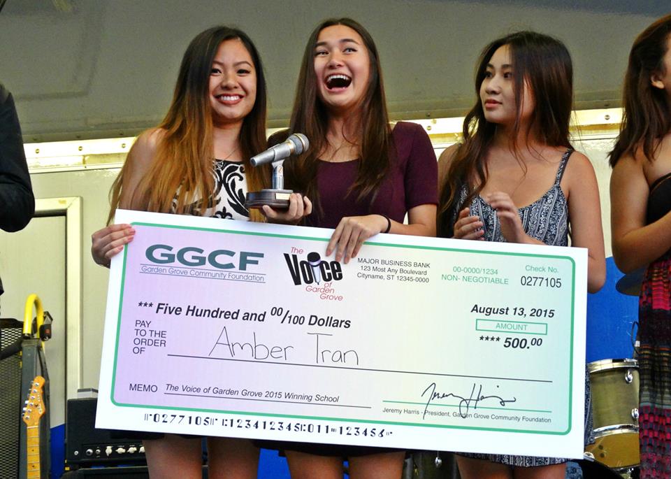 2015 Voice Of Garden Grove And Winner Of 500 Announced City Of