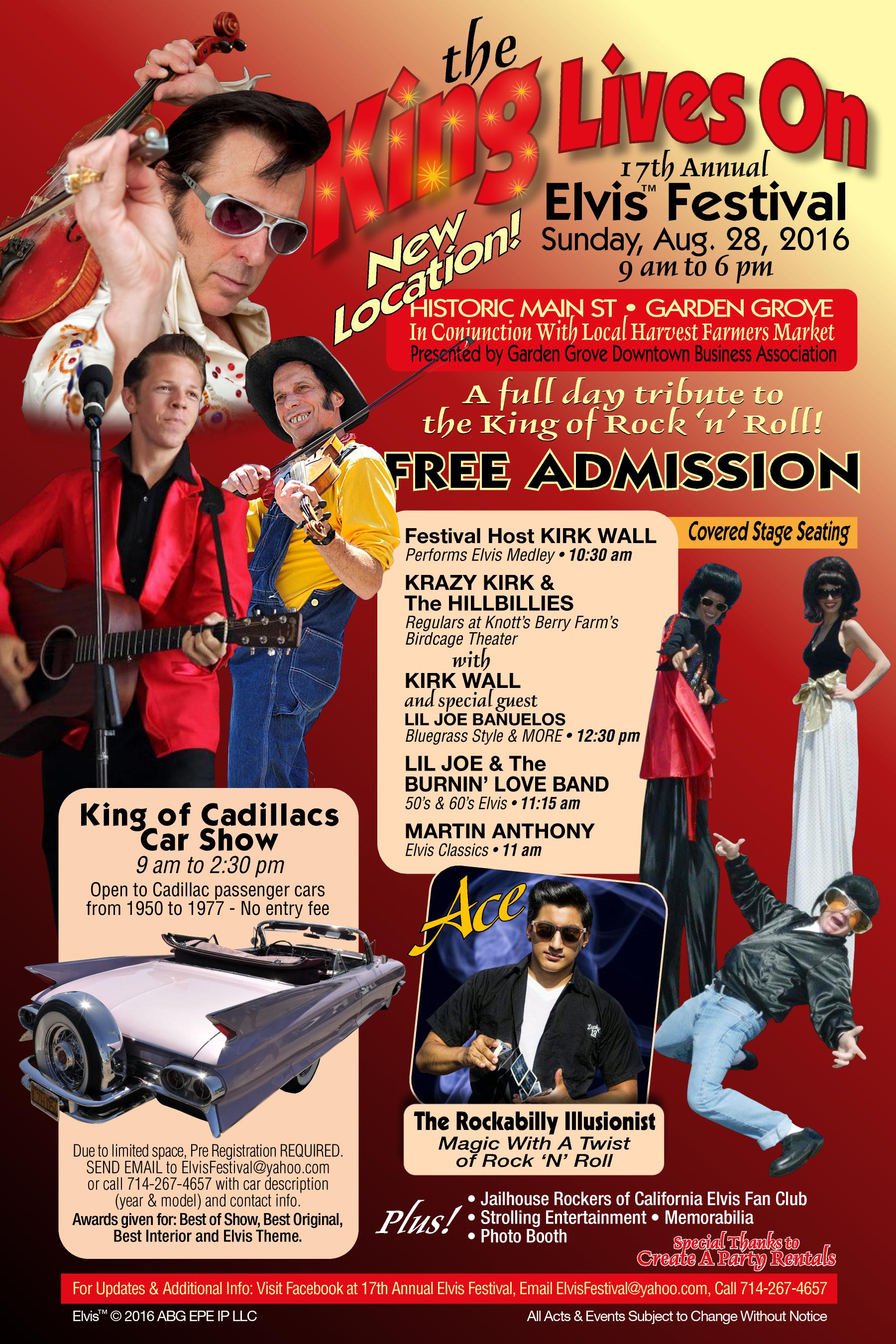 Elvis Festival Ready to Shake, Rattle and Roll on Main Street City of