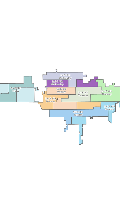 Street Sweeping Map City Of Garden Grove