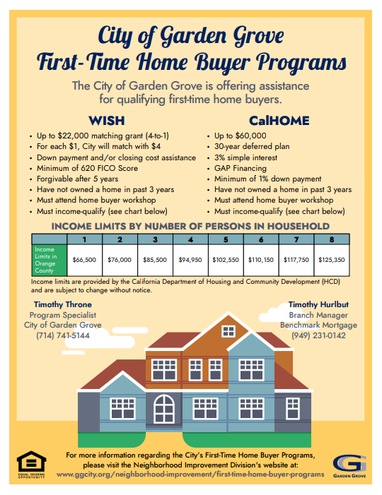 California First Time Home Buyer Programs