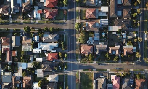 Photo of a neighborhood.