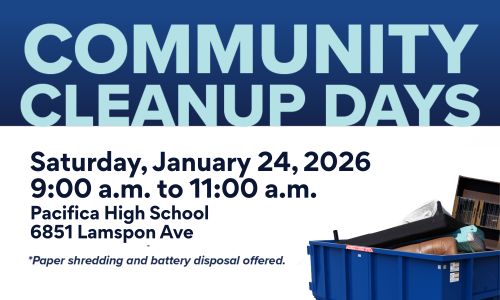 January 24 Community Cleanup Day