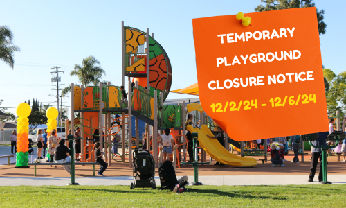 Temporary Playground Closure Notice