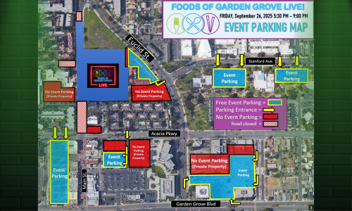 Foods of Garden Grove Live Map
