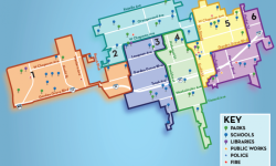 District map.