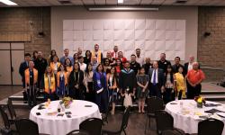 Group photo of the 2022 Garden Grove College Graduates&#039; Reception