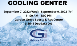 Cooling Center flyer.