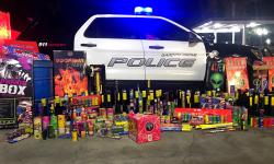 Illegal Firework Confiscation by the Garden Grove Police Department