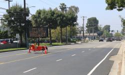 Image of Road with sign that says Major Construction Project