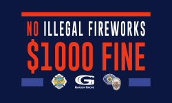 No Illegal Fireworks $1000 Fine