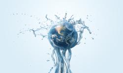 Water Splashing Earth_Wyland Challenge 2023