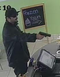 Armed Robbery at a frozen yogurt shop- Video link

