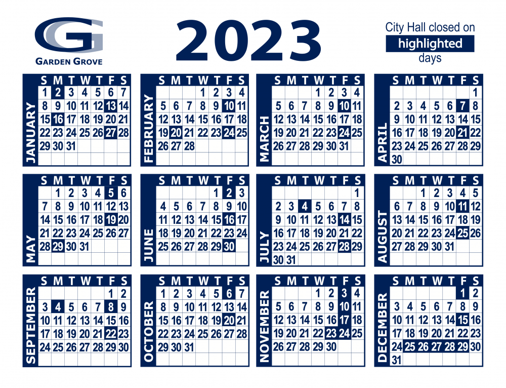 
2023 Calendar
