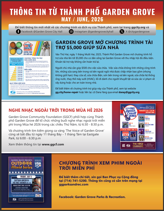 Vietnamese Newsletter May-June 2026

