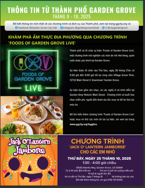 
Vietnamese Newsletter September-October 2025
