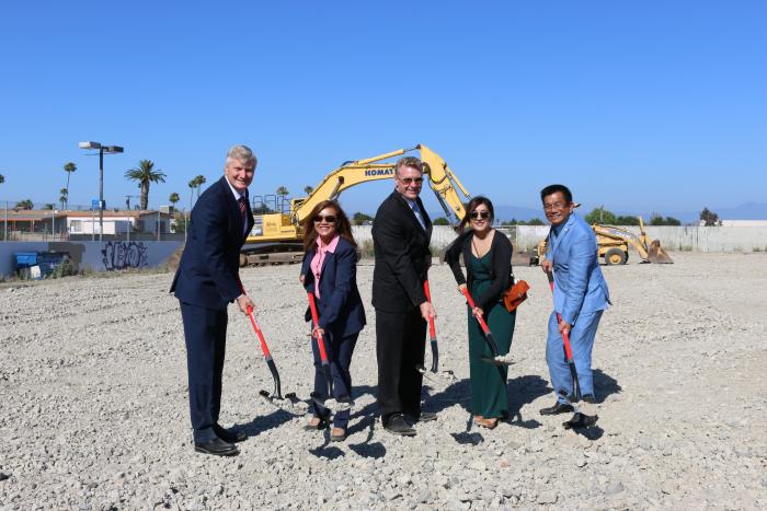 Home2 Suites by Hilton ground breaking event. 
