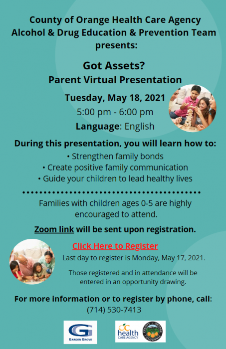 Got Assets? Parent Virtual Presentation
