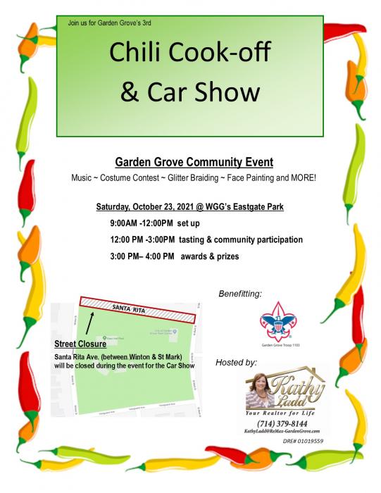 Chili Cook-Off and Car Show Event