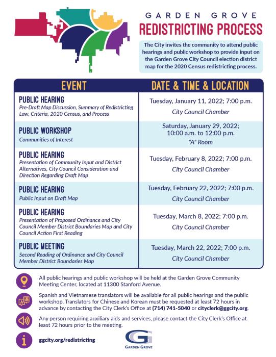 Redistricting Process Flyer 