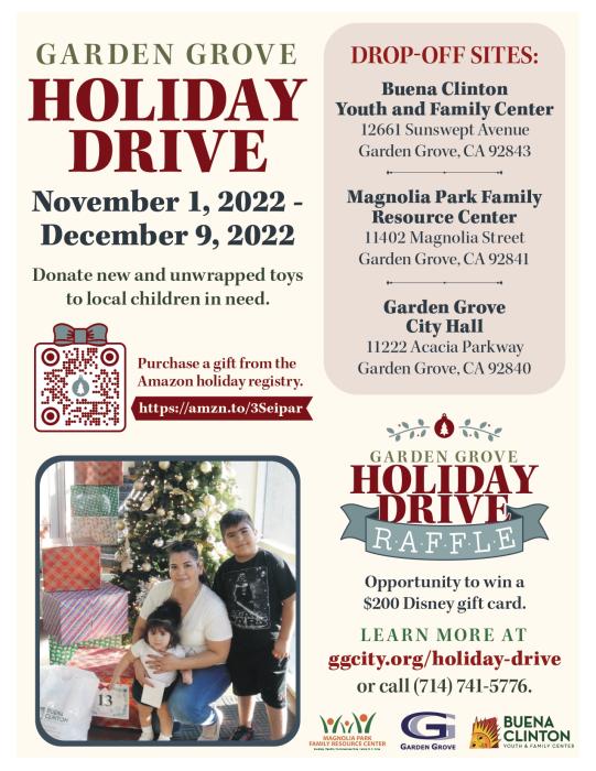Holiday Drive Flyer