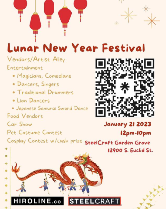 Lunar New Year Festival Flyer