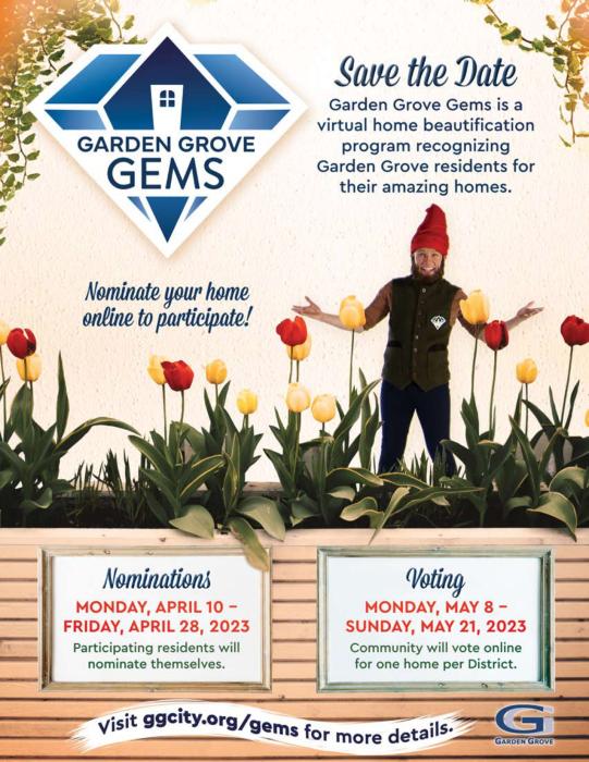 Garden Grove Gems Flyer