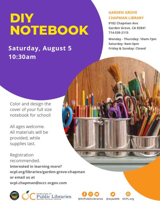 DIY Notebook Flyer