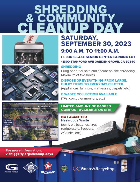 shredding-and-community-cleanup-day-flyer