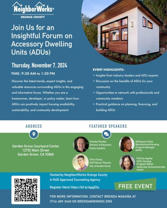 ADU Forum Flyer