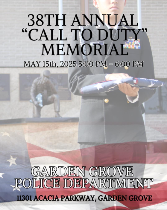 38th Annual Call to Duty Memorial