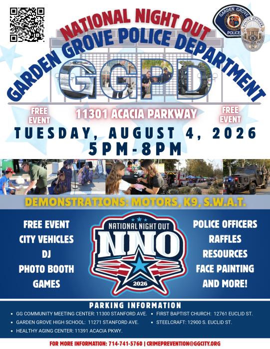 National Night Out flyer