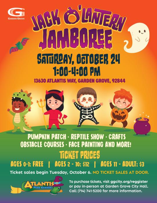 Jack O' Lantern Jamboree flyer