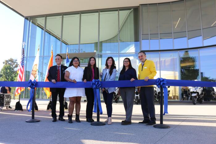 Garden Grove Public Safety Facility Ribbon Cutting with Mayor and City Council