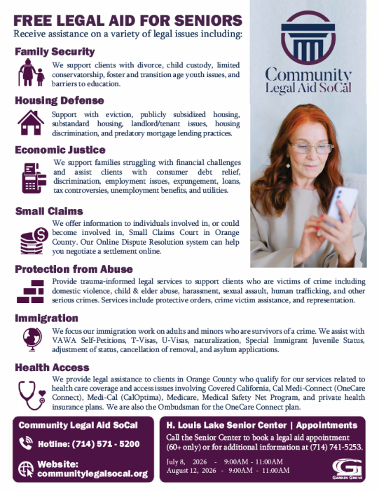 Legal Aid Flyer
