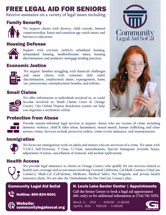 Legal Aid Flyer