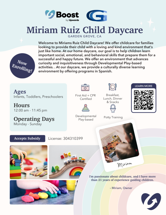 Miriam Ruiz Child Daycare