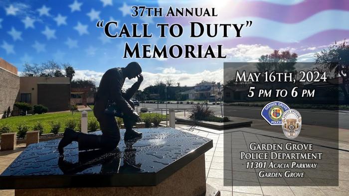 37th Annual "Call to Duty"  Police Memorial in Garden Grove (2024)