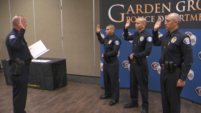 Garden Grove Police Department's New Officers
