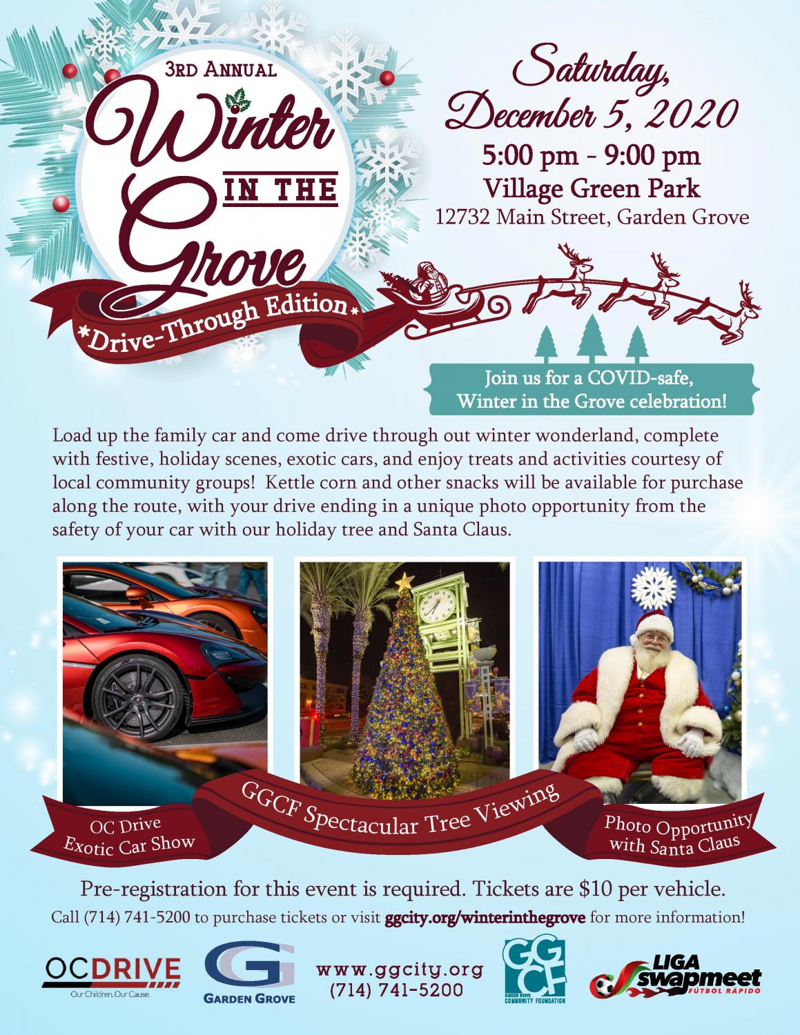 Winter In The Grove City Of Garden Grove