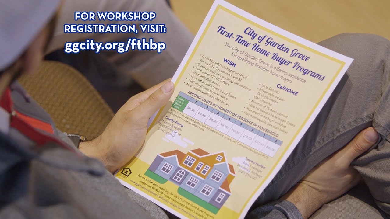Garden Grove Offers First-Time Home Buyers Workshop