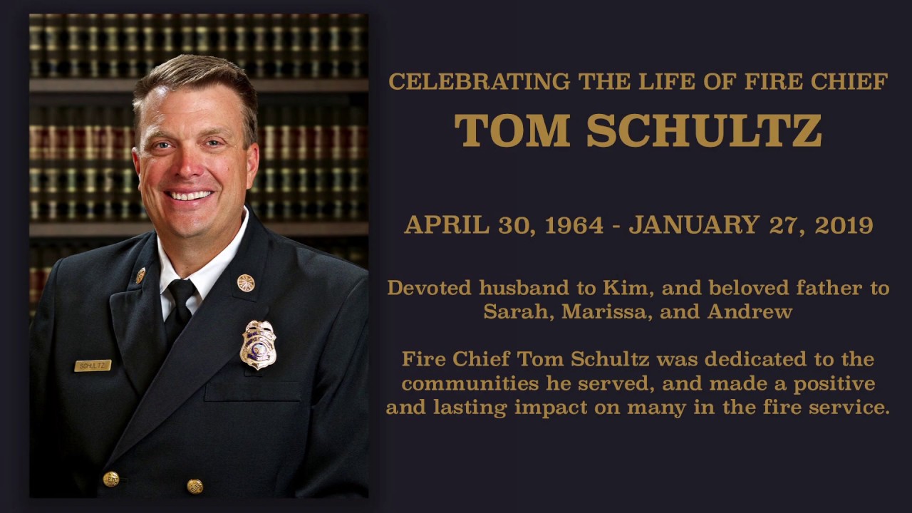 ​​​​​Memorial for Garden Grove Fire Chief Tom Schultz